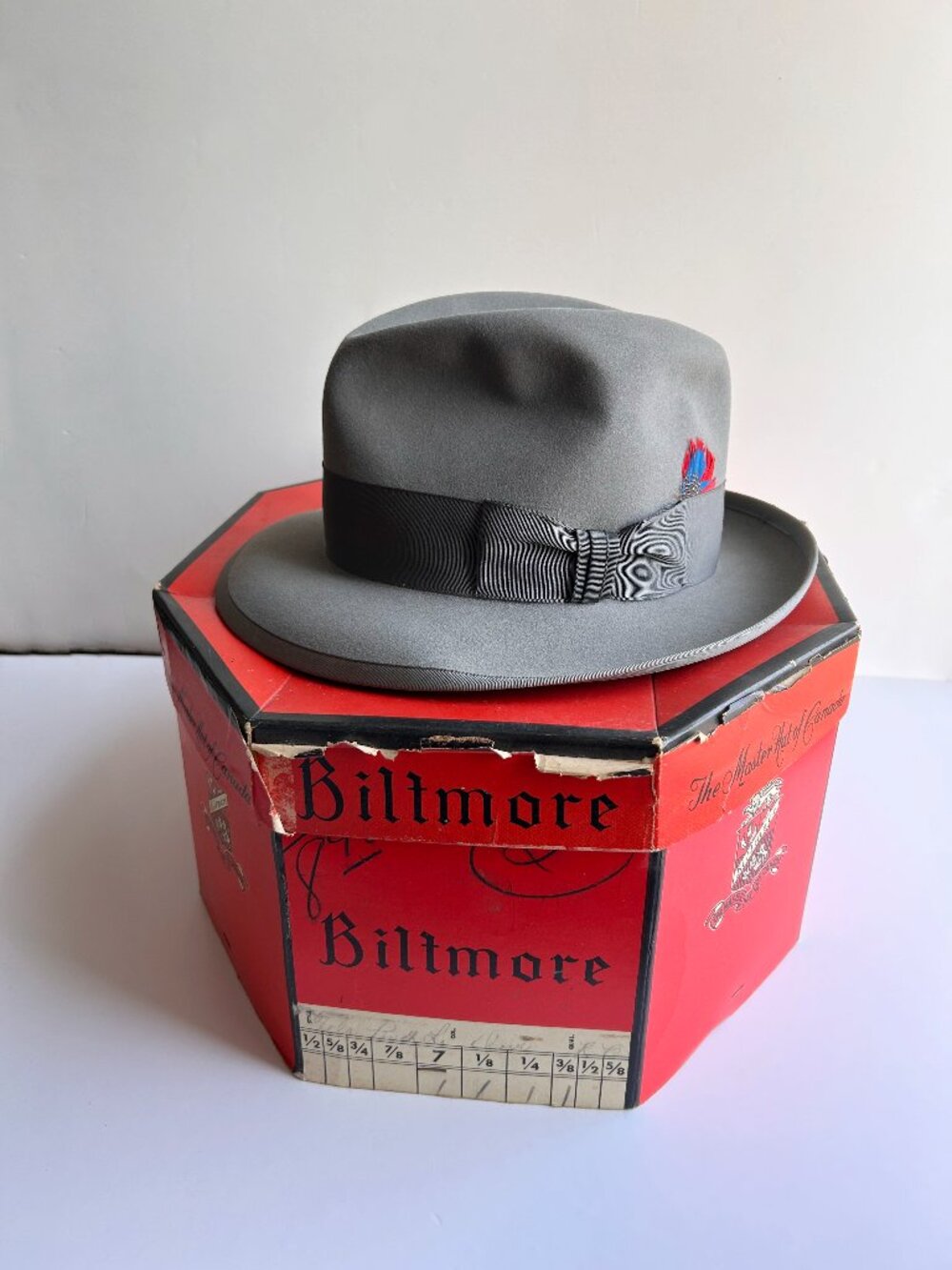 Vintage Royal Stetson Hat with Biltmore Hat Box